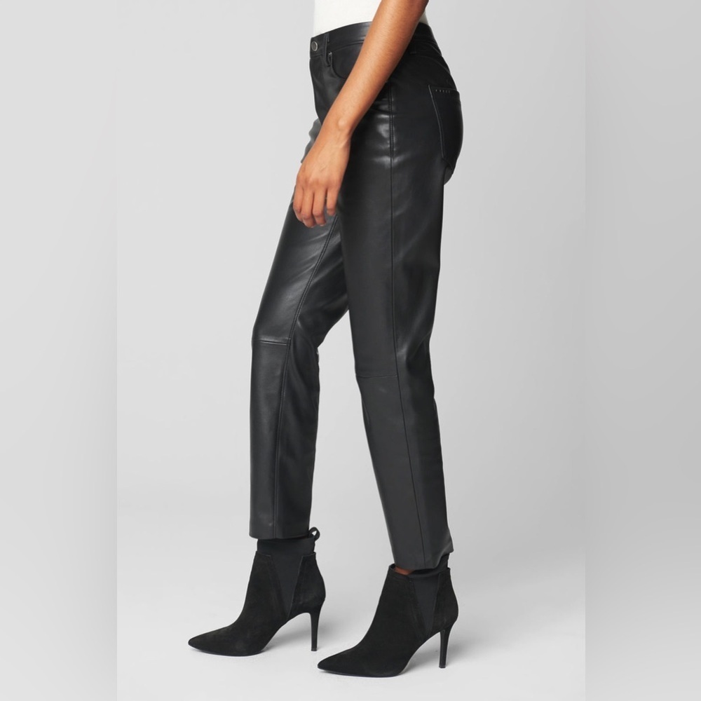 [BLANKNYC] High Rise Vegan Leather Straight Leg Need You Tonight Pants SZ 29 NWT - Picture 4 of 8